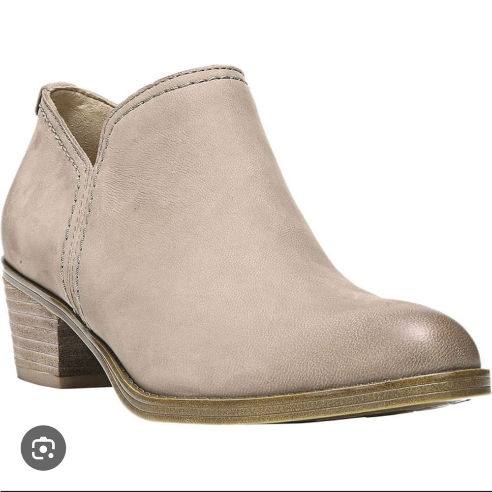 Naturalizer Dover Taupe Nubuck Zarie Ankle Boots 6M